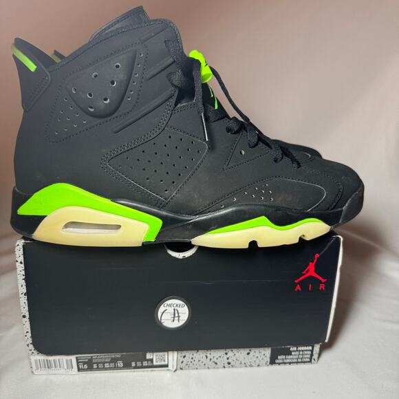 air jordan 6 retro electric green mens